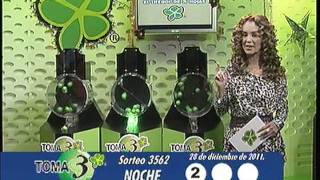 Sorteo Toma 3 #3562 del 28 de diciembre de 2011 (Noche)