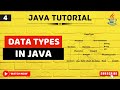Java Tutorial for Beginners | Data Types in Java | Data Types | #java #javaprogramming #javatutorial