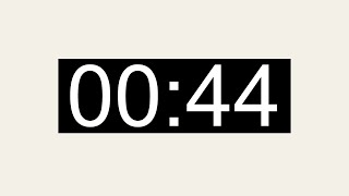 45 Second Basic Countdown Timer - Silent