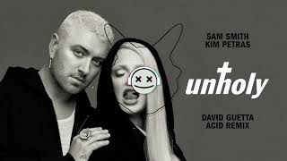Sam Smith x Kim Petras - Unholy [David Guetta Acid Remix] (Visualizer)
