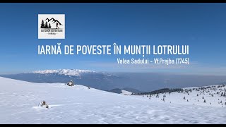 Iarnă de poveste în Munții Lotrului. Valea Sadului - Vf. Prejba [4K]