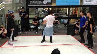 2014.06.08 第２日曜はダンスの日 準決勝② ヒナ\u0026saya　vs NDN