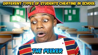 Different types of Students Cheating in School
