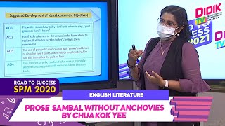 DidikTV Road To Success SPM 2021 | English Literature Prose Sambal Without Anchovies by Chua Kok Yee