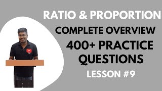 Ratio and Proportion | Lesson-9(Overview+400 Practice Questions) | Quantitative Aptitude