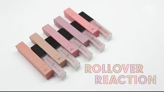 Rollover Reaction SUEDED! Lip \u0026 Cheek Cream Swatch and Review | FD Swatch Sister