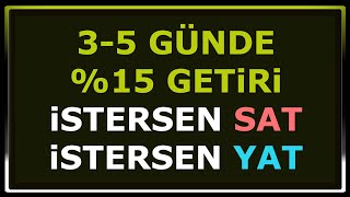 Hissemiz hem al sat için uygun hem de al yat için uygun bir hisse.