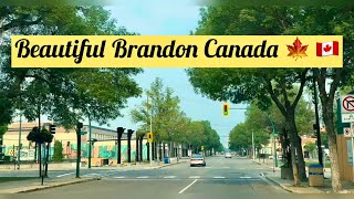 City of Brandon on a Sunny Summer day/Manitoba Canada