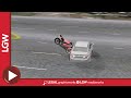 Motorcycle and Car Accident 3D Animation