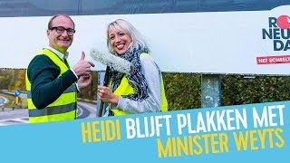 Heidi plakt ze met minister Ben Weyts | Heidi@Interim