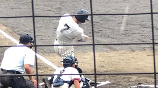 【スーパー1年生】東海大相模 3番 西川僚祐（佐倉シニア）あわやホームラン 弾丸ライナーの犠牲フライ   2018年9月15日 山北戦