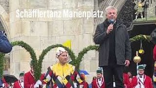 Schäfflertanz Sonderedition 2022 auf dem Marienplatz am 07.05.2022 bei OB Dieter Reiter