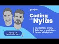 How to Make a Daily Calendar in Markdown Format with Python | Coding with Nylas | Episode 1