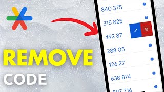 How To Remove Code From Google Authenticator