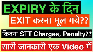 What happens if you don’t Exit Options on Expiry Day | STT Charges | Physical Delivery? ScanX dhan