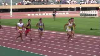 2012年第81回日本学生陸上競技対校選手権大会 男子100m 予選5組