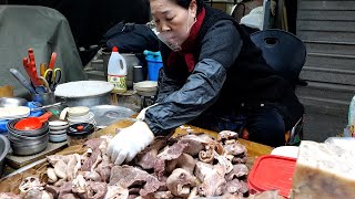 50년! 오직 순대만 파는 된 대구의 순대맛집! 서문시장 '서울순대' / Korean organ sausage 'Sundae' / Korean street food