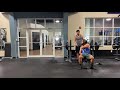 bench press 285 x 1 clean press