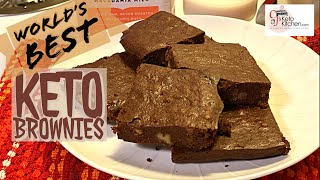 Keto Brownies - Only 5 Ingredients #KetoDesserts #Lowcarb #EasyKeto #Ketorecipes #lowcarbrecipes