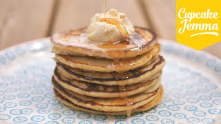 Pancake recipe! How to make Fluffy Ricotta Hotcakes | Cupcake Jemma