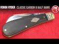 Rough Ryder Classic Carbon II Half Hawk Pocket Knife RR2213