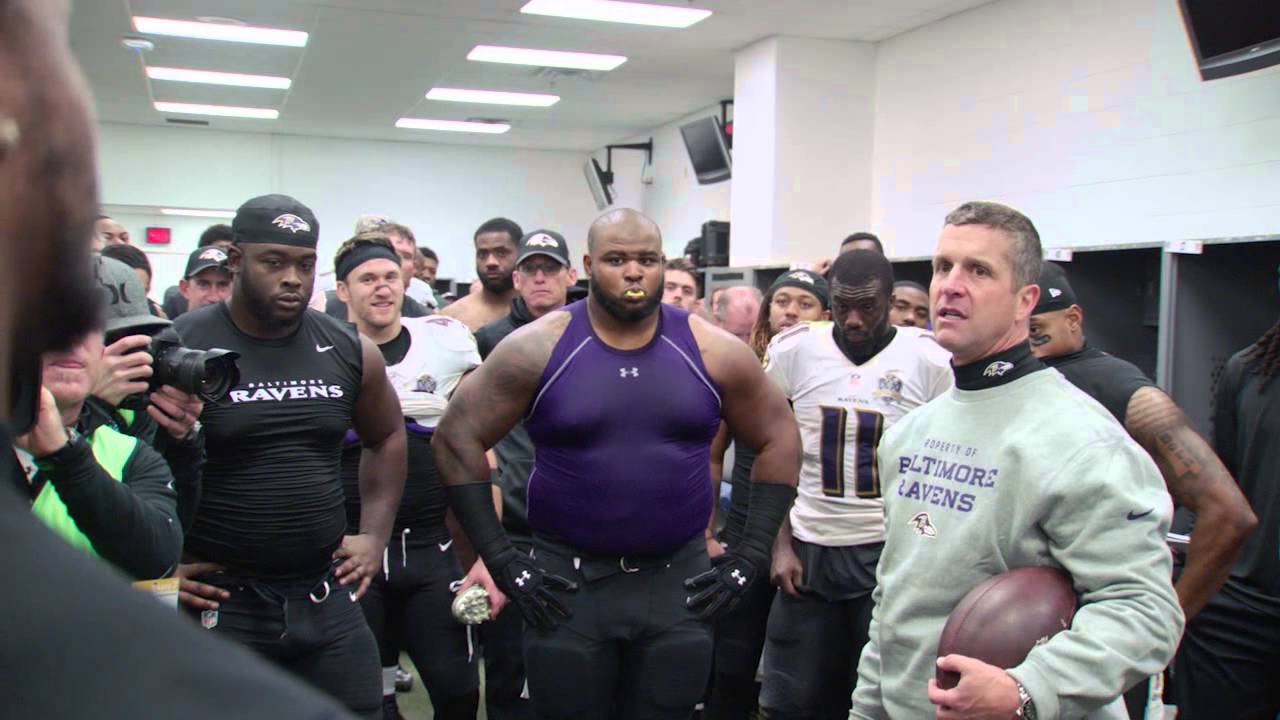 Ravens Celebrate Win Over Browns In Locker Room - YouTube