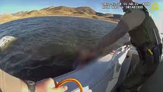 Police Rescue Two People From Capsized Boat on California's Lake Isabella