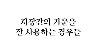 지장간의 기운을 잘 사용하는 경우들