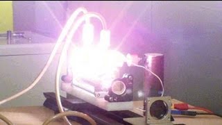 Ruby laser flashlamp tests
