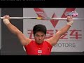 2011 paris world weightlifting championships 58 kg snatch.avi