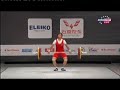 2011 paris world weightlifting championships 58 kg snatch.avi