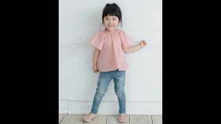 TP038 フレアブラウス  作り方動画 型紙  how to make flare blouse