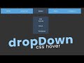 Easiest Dropdown Menu Hover With Html css only @Techie_Neo #css3 #dropdownmenu