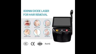 portable 755nm 808nm 1064nm Soprano Diode Laser Hair Removal Machine