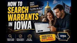 How to search warrants in Iowa