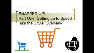 SNAPPED UP - Part 1: Getting up to speed on all things - OVERVIEW
