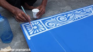 alpona design / how to drow alpona design / আলপনা আঁকা