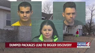 3 arrested for hundreds of Amazon packages dumped in Oklahoma County