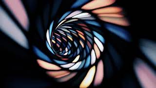 Magical Transformation: Abstract Digital Effect in Vibrant Tunnel