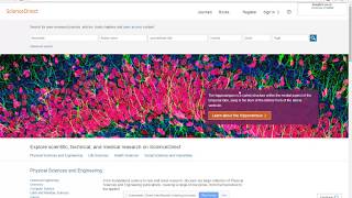 ScienceDirect - basic search (nutrition)