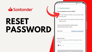 How to Reset Santander Bank Password?