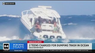 2 teens turn themselves in after viral video shows buckets of trash being dumped in ocean