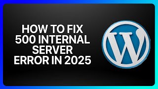How To Fix 500 Internal Server Error in WordPress ! Tutorial