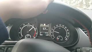 Skoda Octavia RS TSI DSG 162kw acceleration 0-150 km/h