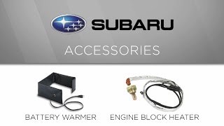 Genuine Subaru Accessory - Battery Warmer and Engine Block Heater