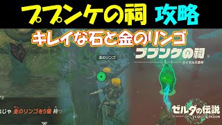 【ゼルダの伝説ティアキン】ププンケの祠 攻略〔キレイな石と金のリンゴ〕ラウルの祝福【ゼルダの伝説ティアーズオブザキングダム】