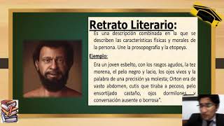 CLASE 1 EL RETRATO LITERARIO 2DO SEC  LITERATURA