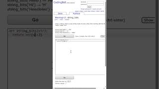 CodingBat WarmUp2 03 string bits #codingbat #python #pythonprogramming #pythonforbeginners