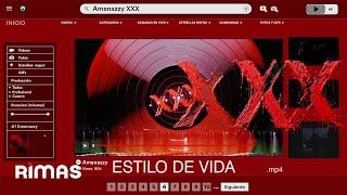 Amenazzy - Estilo De Vida (Visualizer) | XXX