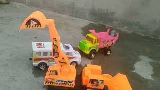 Kids Toy Video| Colourful Car Video| Dumper| Ambulance| Jcb| Kids Video.  toy helicopter ka video.